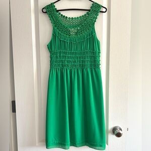 Max Studio Vibrant Green Dress